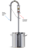 Самогонный аппарат Люкссталь-3 12л (Luxstahl-3)