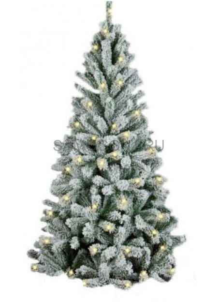 Искусственная елка Royal Christmas Flock Tree Promo Warm LED 180см.